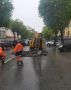 Во Владивостоке ведутся ремонтные работы специалистами Водоканала на крайней правой полосе улицы Фонтанной при движении в сторону Алеутской