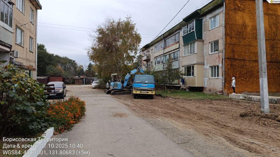 ТОСы на благо села: в Борисовке начато благоустройство дворовой территории