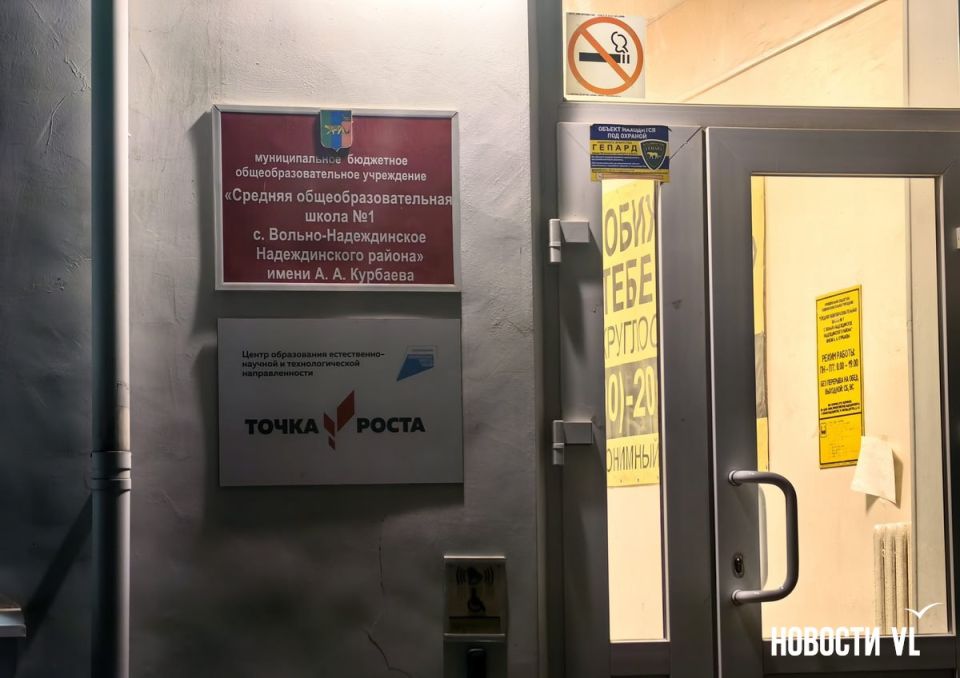 Прокуратура проверяет, почему в школе в Вольно-Надеждинске нет света