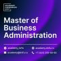 Master of business administration
