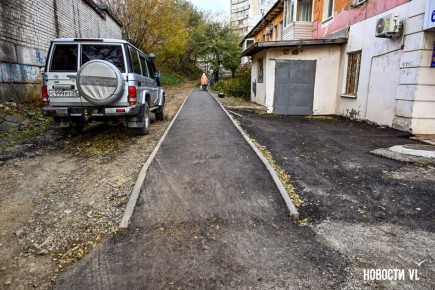 На Баляева впервые сделали тротуар от Котельникова к улице Луговой