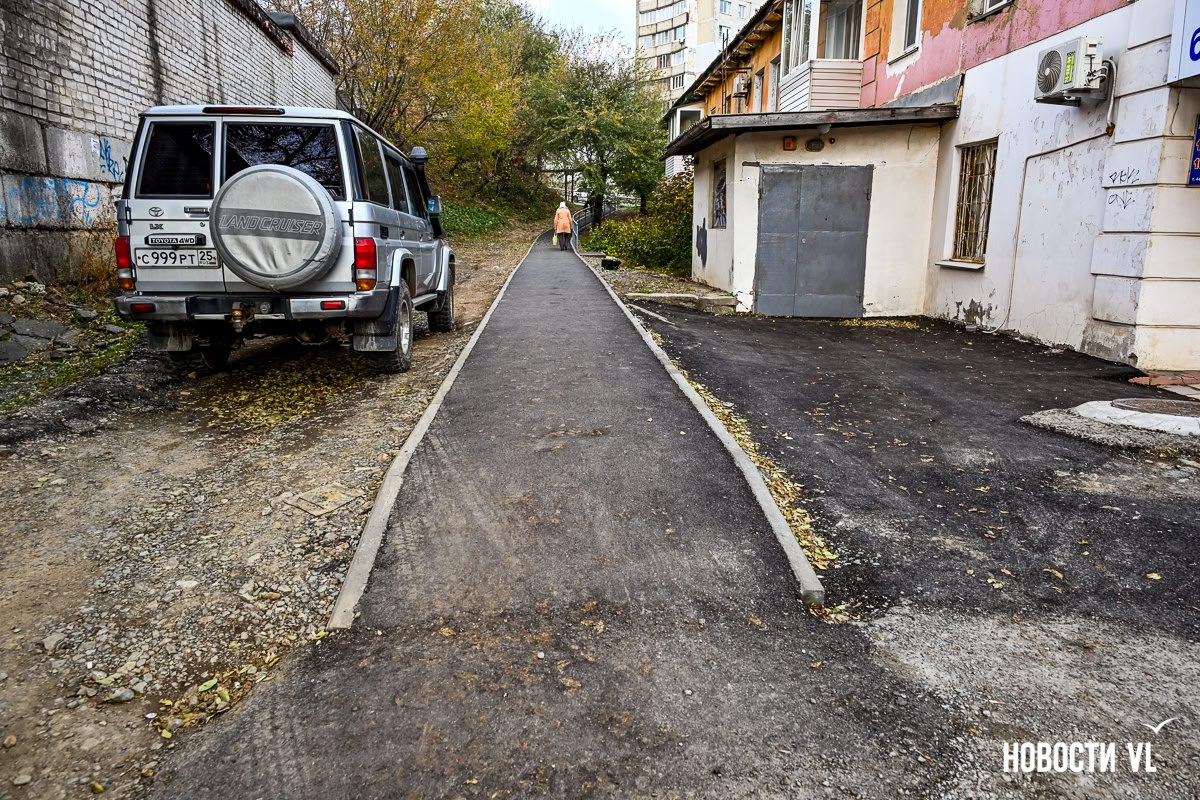 На Баляева впервые сделали тротуар от Котельникова к улице Луговой