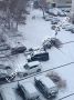 Сегодня в Кавалерово снежная сказка, но, к сожалению, для автомобилистов она не добрая