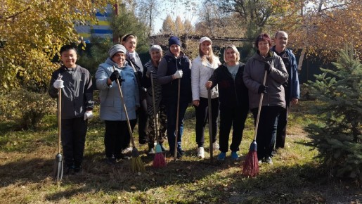 ТОСы Уссурийска вышли на осеннюю уборку