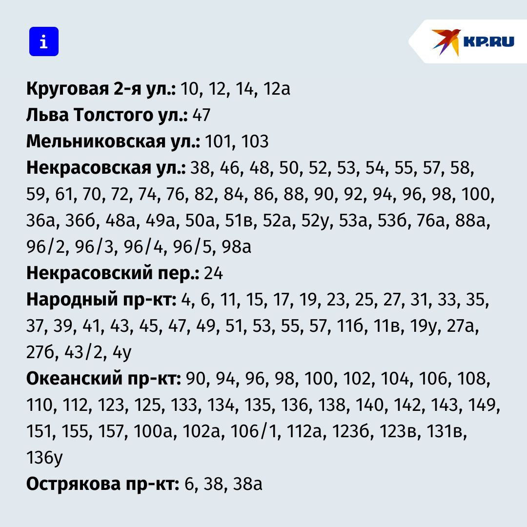 Во Владивостоке сегодня могут быть перебои с отоплением из-за ремонта Во Владивостоке сегодня могут быть перебои с отоплением из-за ремонта