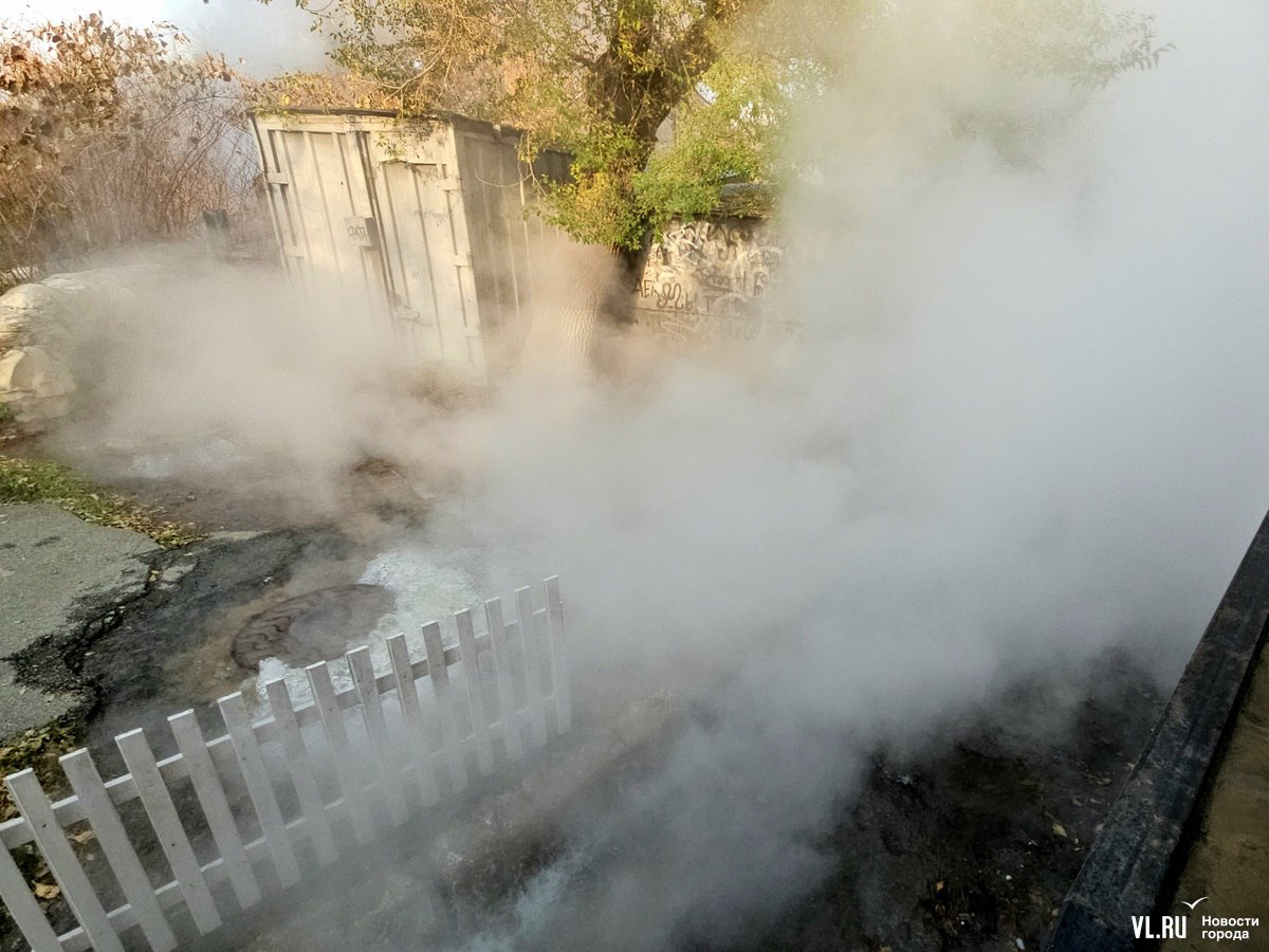 На Военном Шоссе по улице стелются клубы пара и разливаются реки кипятка, а в девятиэтажке нет отопления На Военном Шоссе по улице стелются клубы пара и разливаются реки кипятка, а в девятиэтажке нет отопления