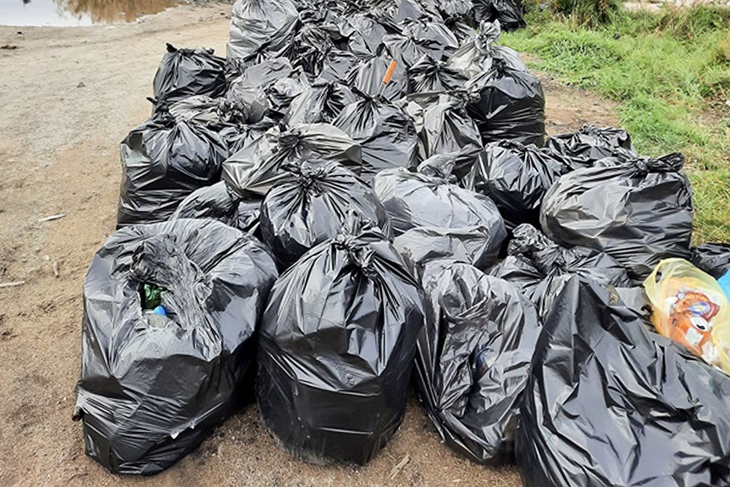 Вместе мы сила: волонтёры очистили пляж "Волна" Вместе мы сила: волонтёры очистили пляж "Волна"