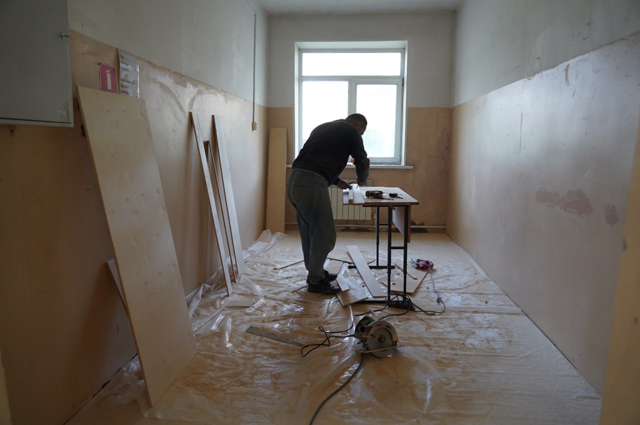 В школе №24 обновляют мастерские В школе №24 обновляют мастерские