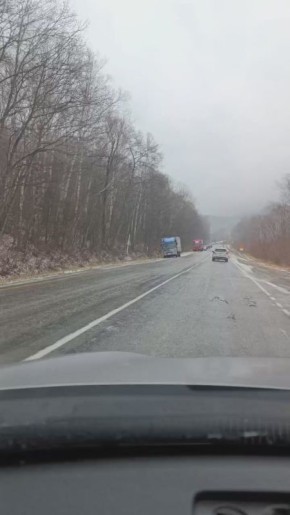 Трасса Осиновка-Рудная Пристань в районе Дальнегорска