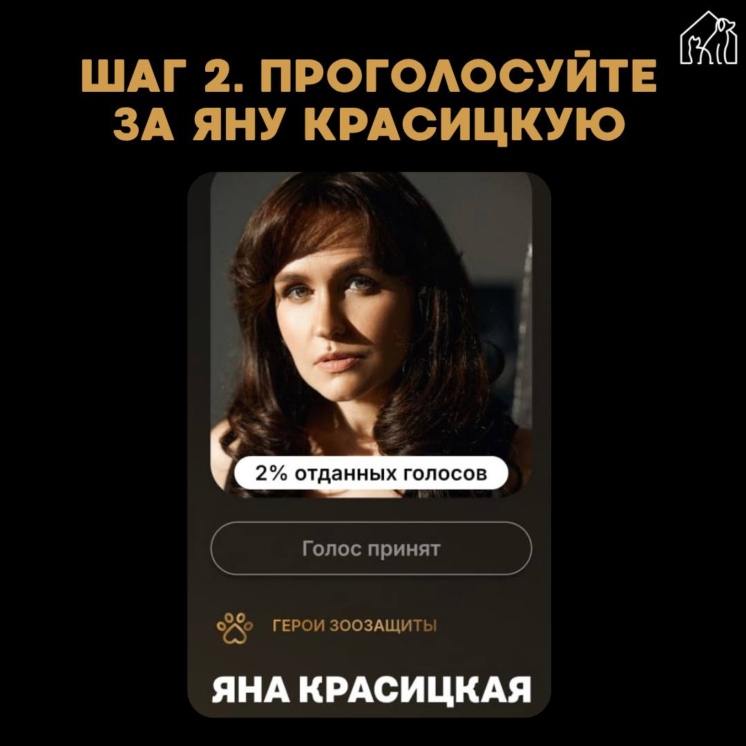 Друзья! Куратор нашего проекта «Животные города В» Яна Красицкая участвует во Всероссийской народной премии "Голос героев" Друзья! Куратор нашего проекта «Животные города В» Яна Красицкая участвует во Всероссийской народной премии "Голос героев"