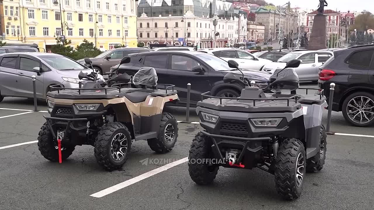 Олег Кожемяко: Предприниматели из Владивостока передали нашим морпехам из 155 бригады ТОФ два квадроцикла