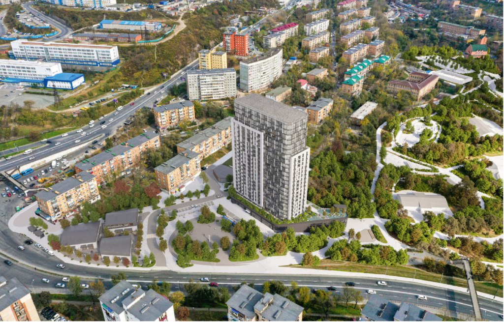 Улица Адмирала Юмашева во Владивостоке преобразится благодаря комплексному развитию территорий(КРТ)