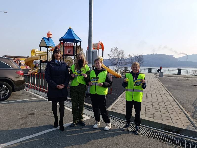 В Находке Приморского края сотрудники Госавтоинспекции провели профилактическую акцию «Засветись!» В Находке Приморского края сотрудники Госавтоинспекции провели профилактическую акцию «Засветись!»