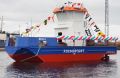 На Онежском судостроительном заводе спущено на воду второе экологическое судно для морского порта Находка