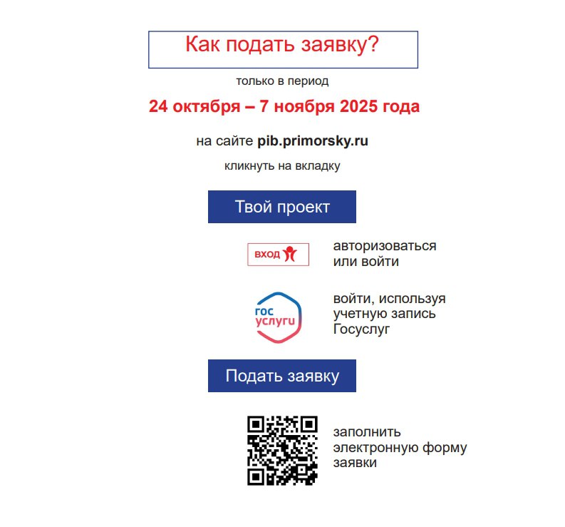 У жителей дальневосточной столицы осталось два дня, чтобы подать заявку на участие в конкурсе инициативного бюджетирования «Твой проект»