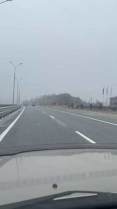 Трассу Уссурийск -Владивосток накрыл снежный заряд
