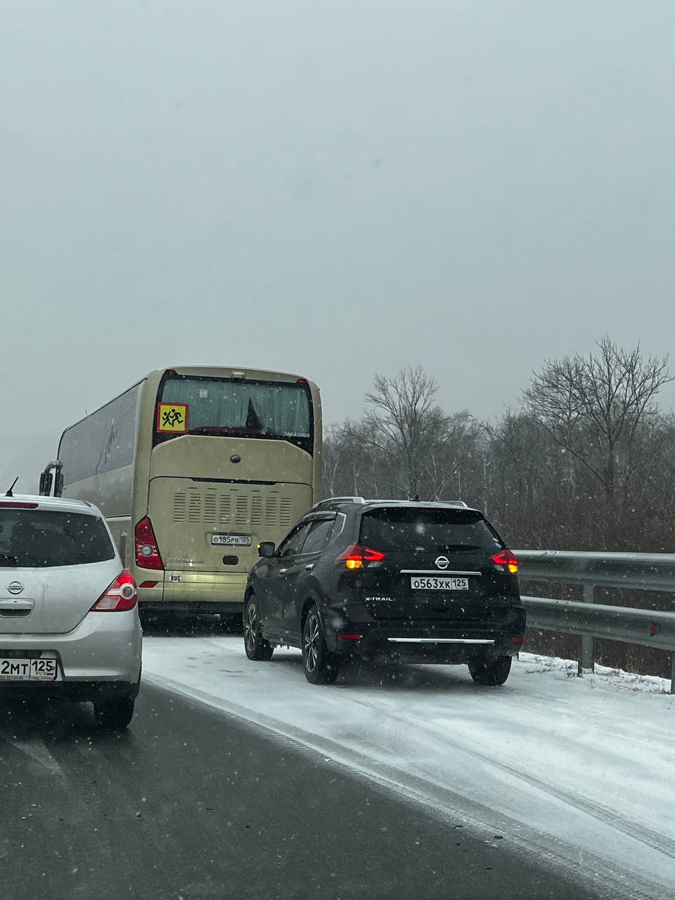 ДТП на трассе перед Уссурийском ДТП на трассе перед Уссурийском