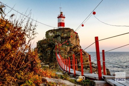 #галерея_ТАСС. Вид на маяк Басаргина во Владивостоке