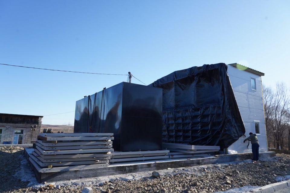 В Пуциловке продолжается строительство нового комплекса очистных сооружений