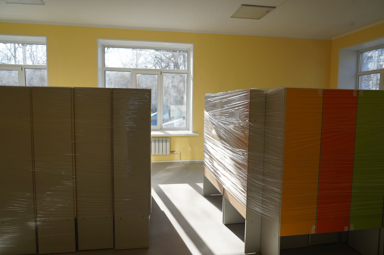 Обновленные здания для детей: в округе продолжаются ремонты образовательных учреждений Обновленные здания для детей: в округе продолжаются ремонты образовательных учреждений