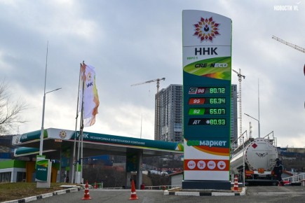 От 90 копеек до 2 рублей: бензин во Владивостоке продолжает дорожать