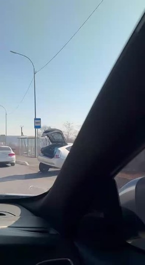 Ещё одно ДТП произошло на Катерной, только уже с другой стороны по направлению к Патроклу