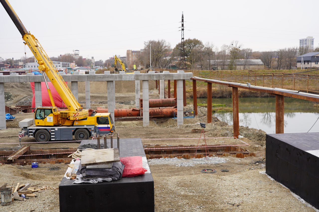 Евгений Корж: Планомерно выполняются работы на путепроводе по улице Чичерина Евгений Корж: Планомерно выполняются работы на путепроводе по улице Чичерина