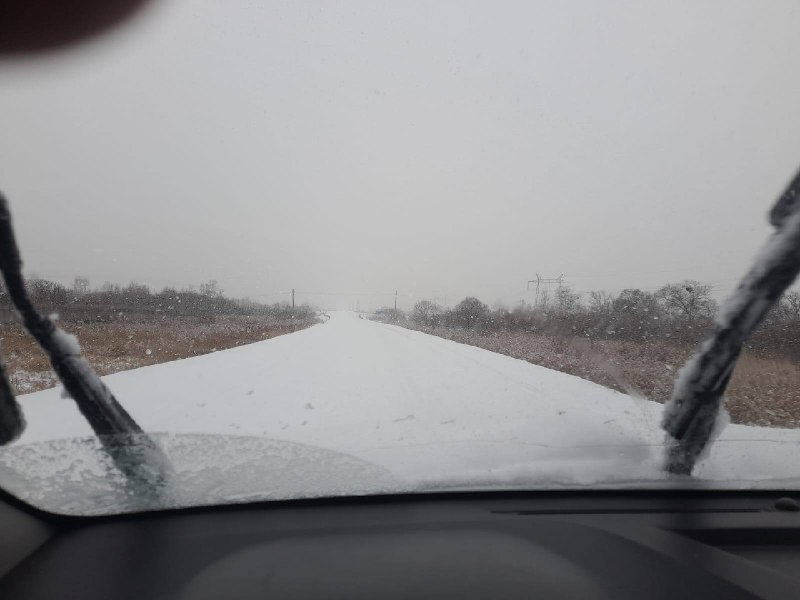 В районах Приморья снег уже начался