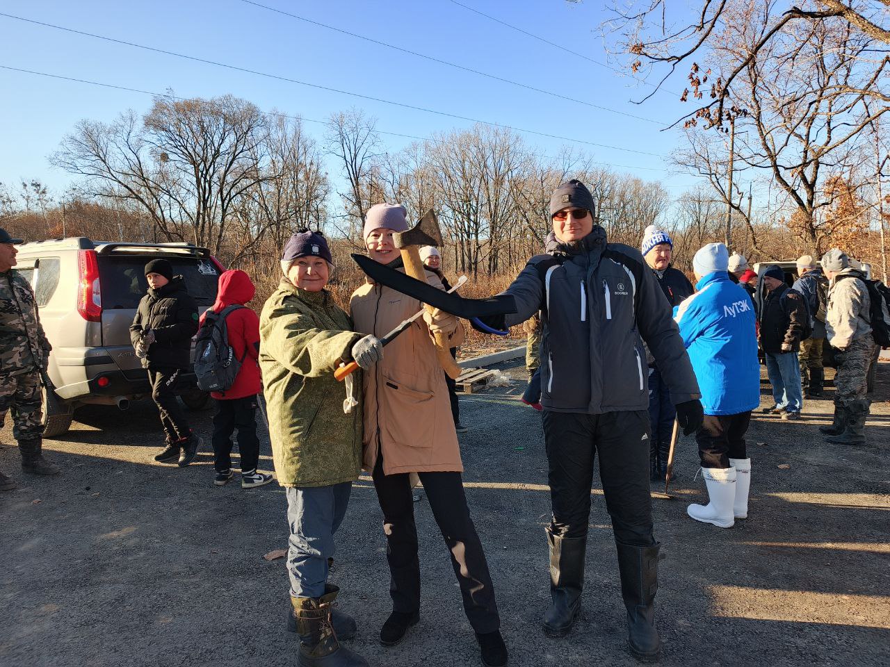 # Подготовка лыжной трассы к началу сезона