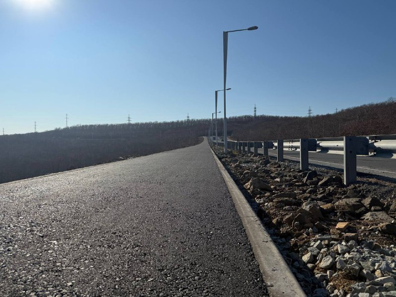 Во Владивостоке завершился первый этап создания нового участка велотропы на Русском острове