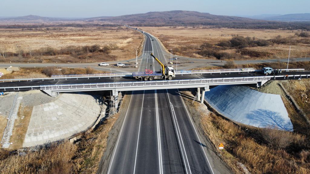 На 95% готов путепровод в районе Баневурово в Приморье, который напрямую свяжет село с Уссурийском