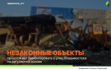 С начала ноября специалисты уже разобрали и вывезли более 650 квадратных метров незаконных построек