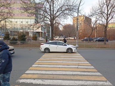 Госавтоинспекция устанавливает обстоятельства ДТП в Советском районе Владивостока