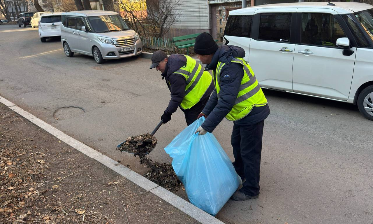 Сегодня во Владивостоке: создание приямка, установка лееров, дорожные работы, демонтаж и санитарная уборка по районам Сегодня во Владивостоке: создание приямка, установка лееров, дорожные работы, демонтаж и санитарная уборка по районам