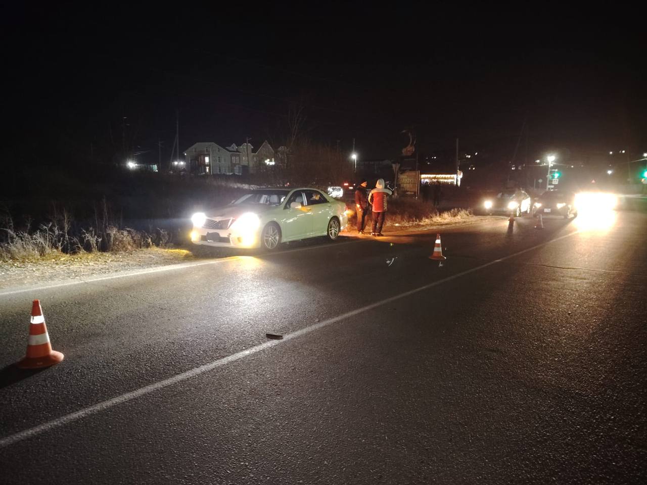 Госавтоинспекция работает на месте ДТП со смертельным исходом в Находкинском городском округе