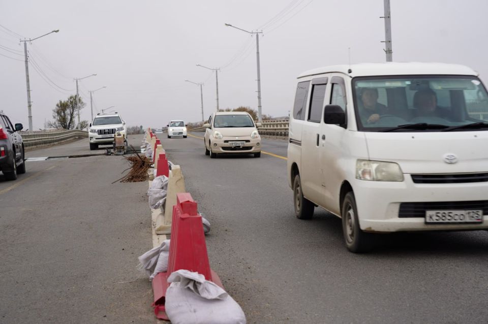 Мост на 6-ом: продолжается ремонт деформационных швов