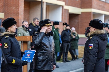 1 На Дальнем Востоке Минобороны завершило строительство дома для военнослужащих