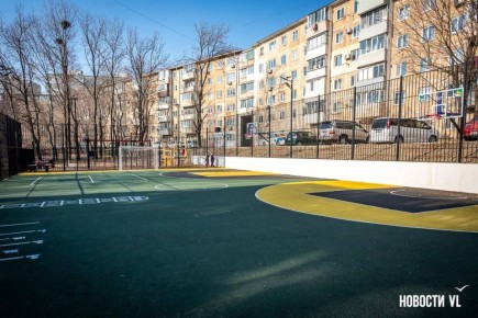 Во Владивостоке за год переделали 10 хоккейных коробок в многофункциональные спортивные комплексы