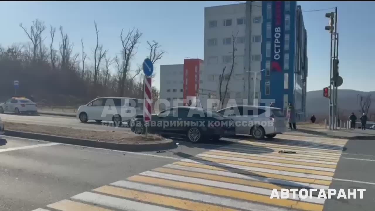 ДТП на Русском острове в районе Лаборатории ДВФУ