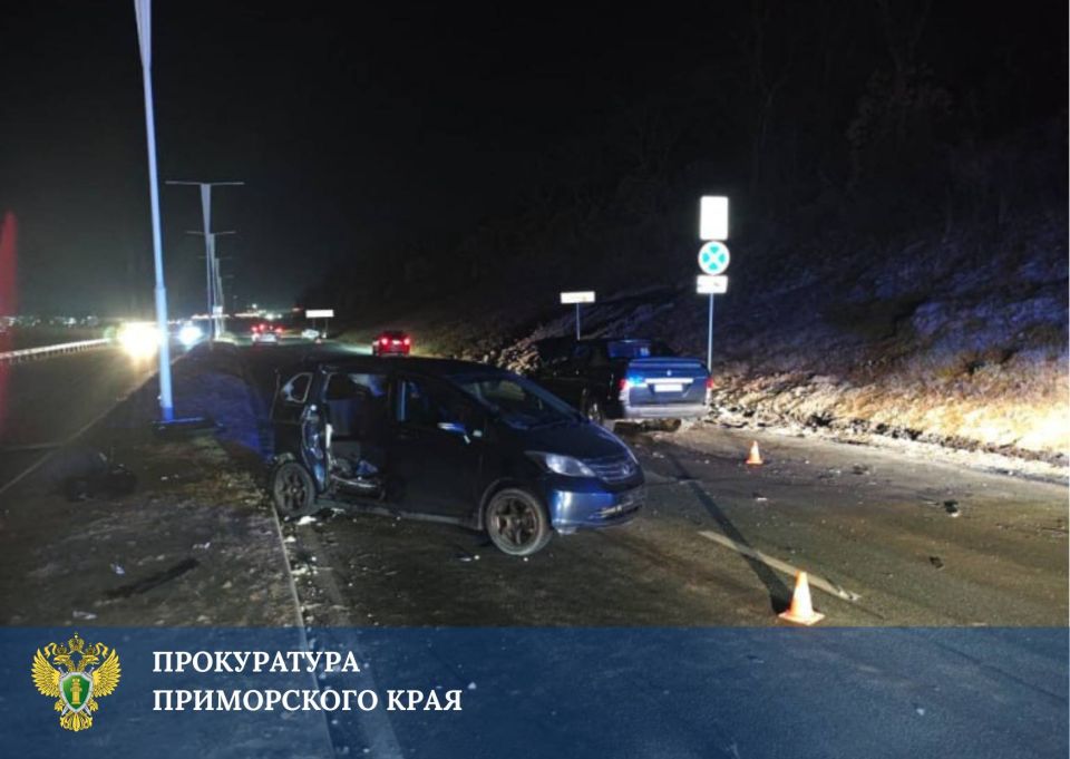 Прокуратура начала проверку работы ответственных лиц за содержание автодороги на острове Русском во Владивостоке после ДТП, в котором пострадали пять человек