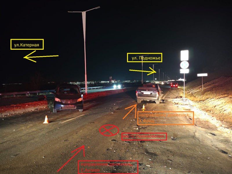 Госавтоинспекция устанавливает обстоятельства ДТП во Фрунзенском районе Владивостока