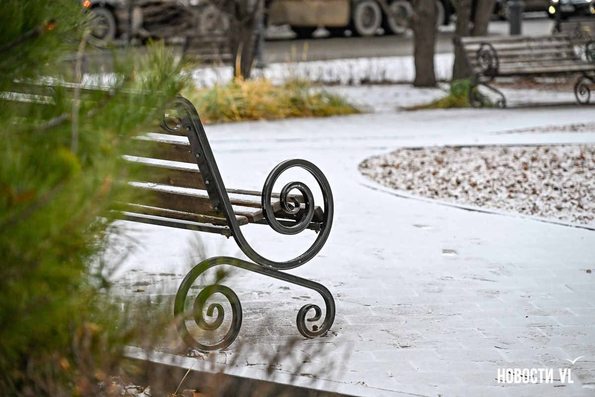 Владивосток встретил утро в белом Владивосток встретил утро в белом