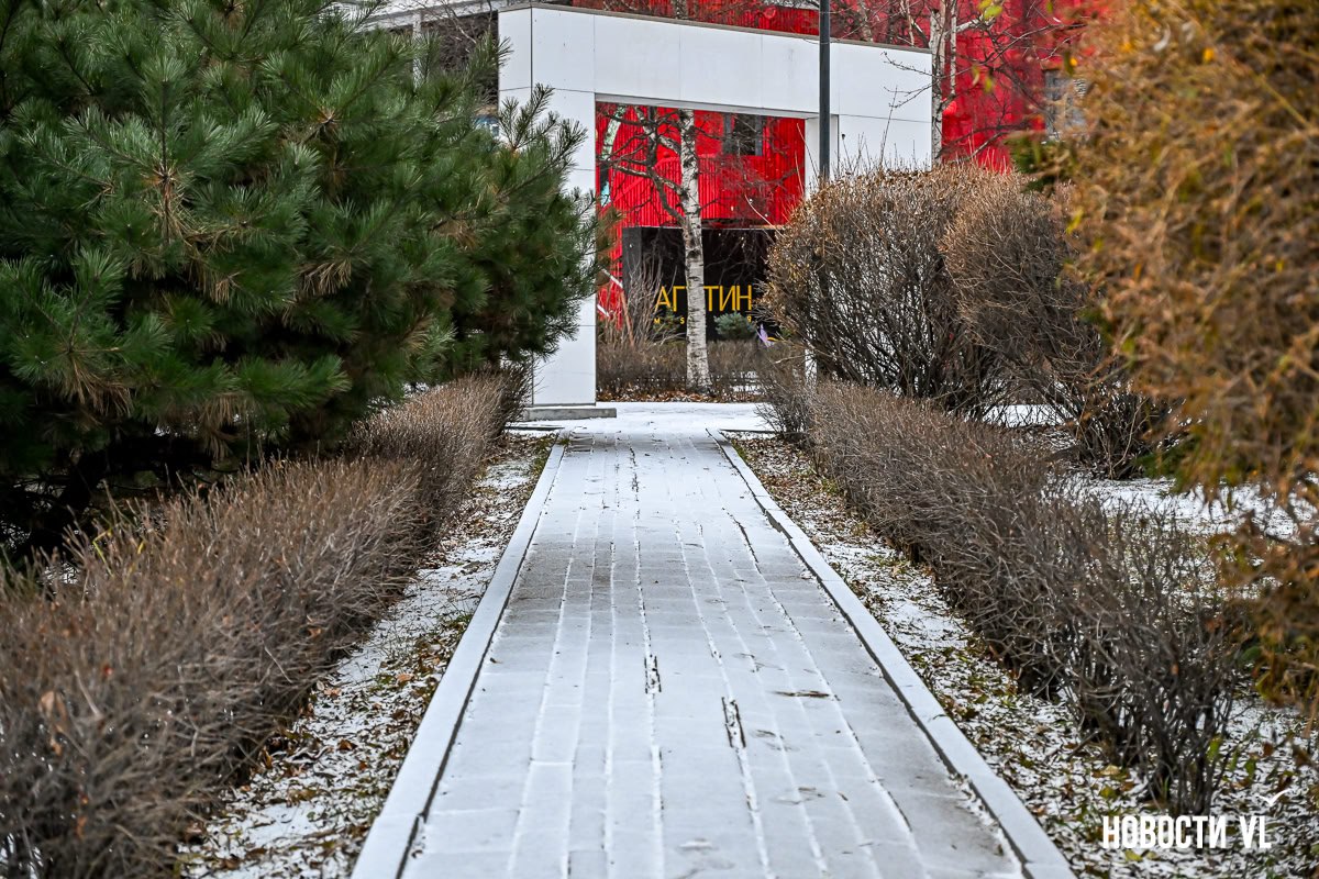 Владивосток встретил утро в белом Владивосток встретил утро в белом