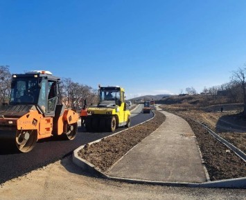 На завершающем этапе – строительство новой дороги «Объездная» в Большом Камне