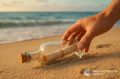 "Привет от неизвестного": крымчанка нашла на берегу моря бутылку с посланием