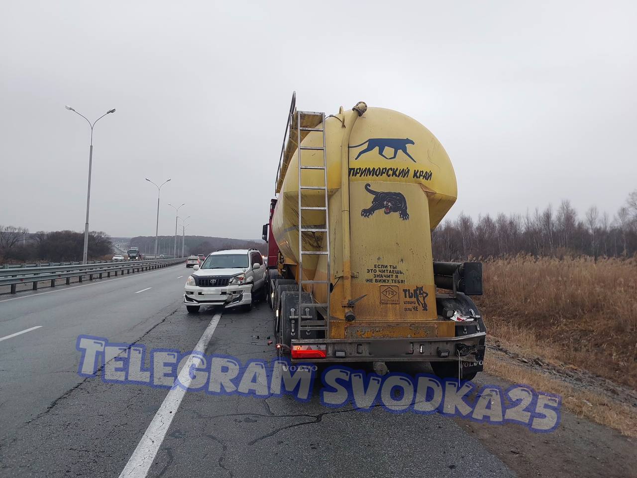 На трассе Владивосток — Уссурийск из-за скользкой дороги произошло массовое ДТП На трассе Владивосток — Уссурийск из-за скользкой дороги произошло массовое ДТП