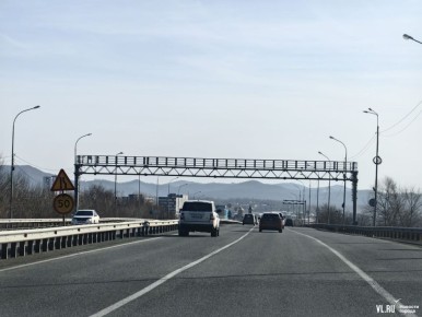 «Цифровое Приморье» восстановило рамку автоматического весогабаритного контроля на путепроводе в Угловом