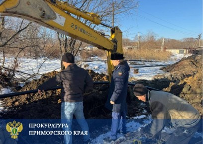 Прокуратура продолжает контролировать восстановление надлежащего водоснабжения в поселке Тавричанка