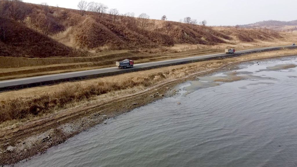 В Хасанском округе Приморья продолжается масштабный ремонт трассы Раздольное – Хасан