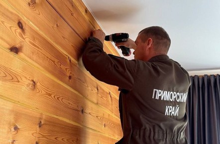 По поручению Губернатора края Олега Кожемяко к концу года муниципалитетам в Приморье поручено обеспечить дымовыми датчиками не менее 70% приморских семей с детьми, которые проживают в деревянных домах